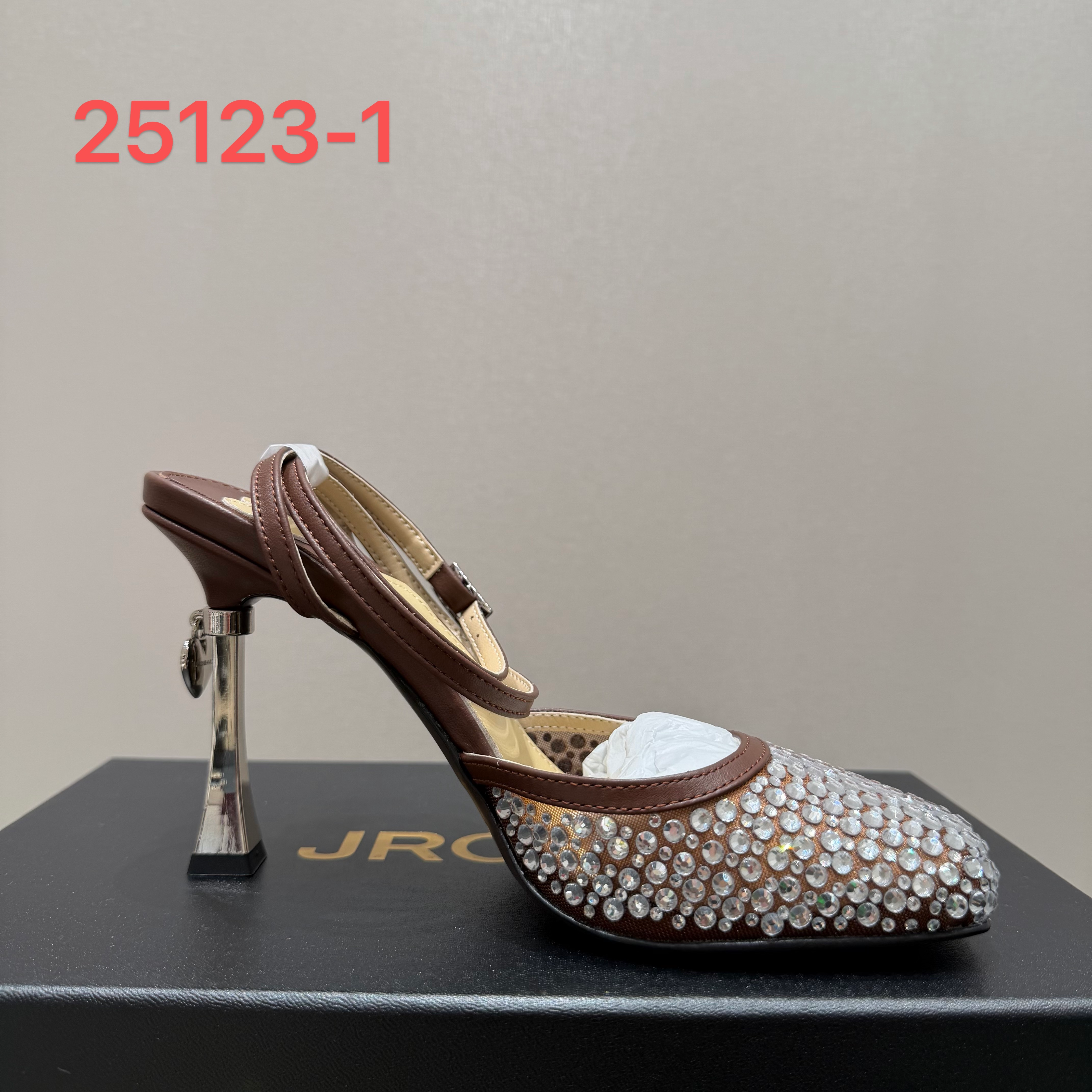 high-heeled sandals